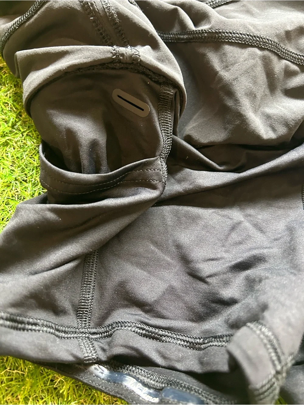 Lululemon Black Athletic Skort with Team Patch